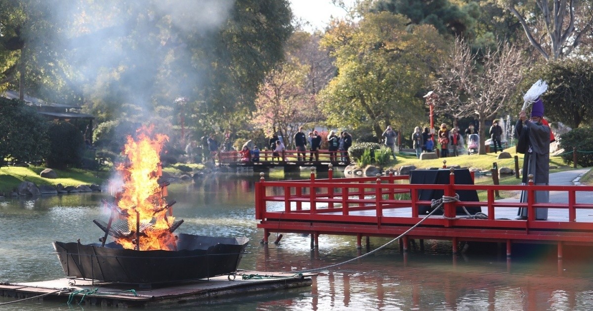 Se viene el Festival del Fuego en el Jardín Japónes