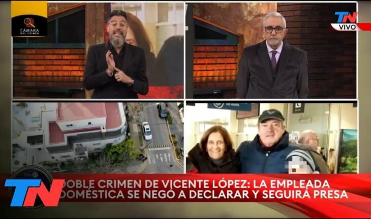 Video: Doble crimen de Vicente López I Detuvieron a la empleada doméstica y se negó a declara