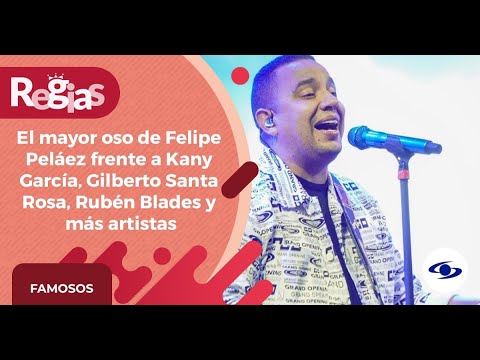 Felipe Peláez contó que no pudo cantar frente a Rubén Blades en un trabajo con Gilberto Santa Rosa