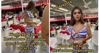 Video: Kimberly Flores pide ‘perdón’ tras tomar propina de mesero | Vivalavi MX