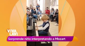 Video: Niño sorprende al tocar obra de Mozart | Vivalavi