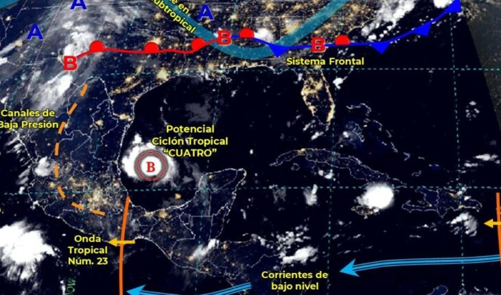 ciclón tropical “Cuatro” afectará varios estados