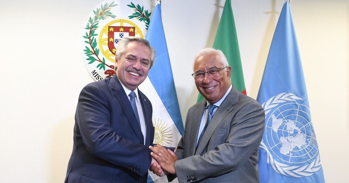 Alberto Fernández se reunió con el primer ministro de Portugal