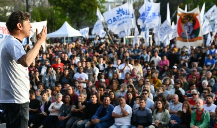 Axel Kicillof cerró hoy la campaña presidencial de Lula Da Silva en Argentina