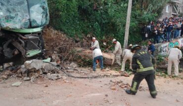 Choque de camión en la México-Cuernavaca deja 31 heridos