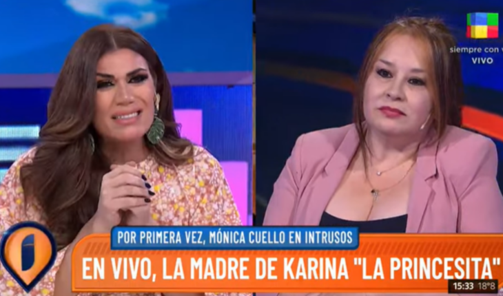 El llanto de Mónica Cuello, la mamá de Karina, que emocionó a Flor de la V