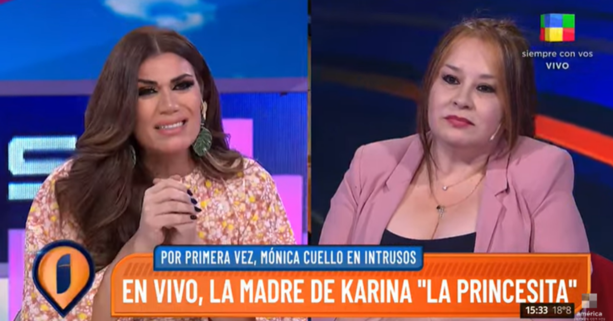 El llanto de Mónica Cuello, la mamá de Karina, que emocionó a Flor de la V