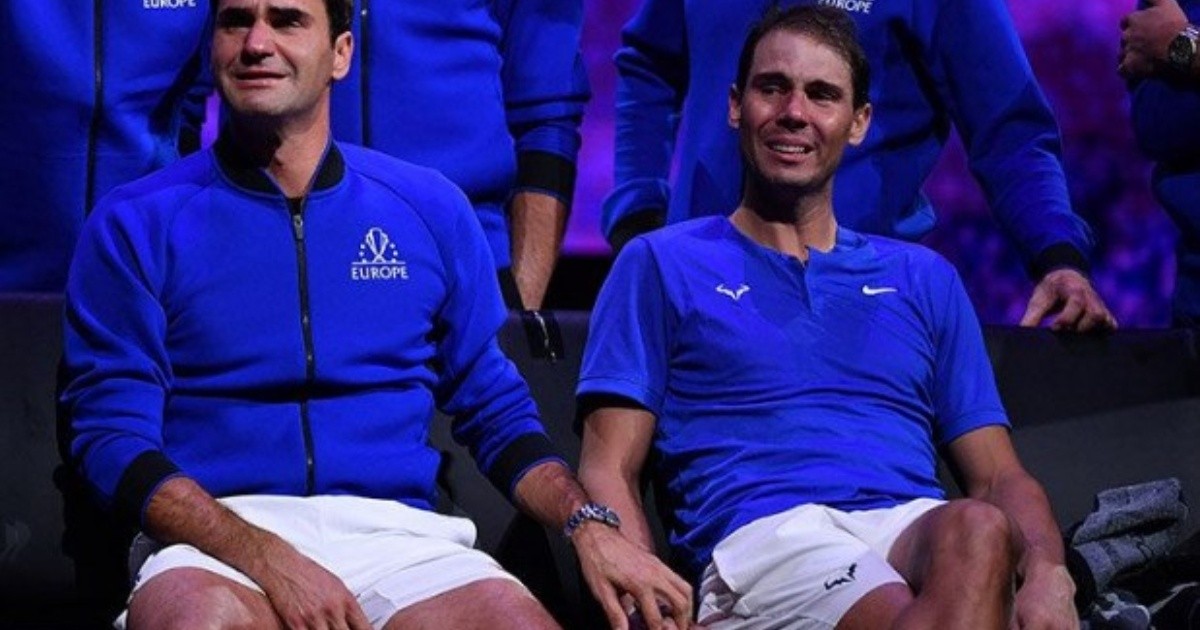 La emotiva despedida entre Federer y Nadal: rivales y amigos históricos del tenis
