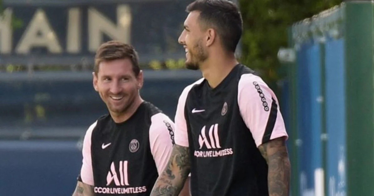 Lionel Messi despidió a Leandro Paredes del París Saint Germain