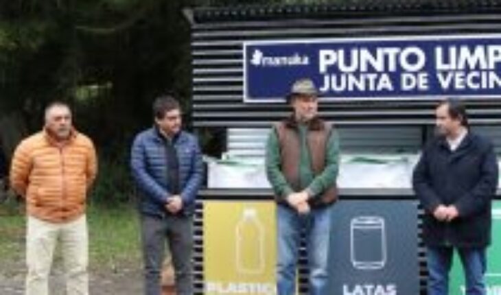 Se inauguró el primer punto de reciclaje en Islote Rupanco