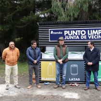 Se inauguró el primer punto de reciclaje en Islote Rupanco