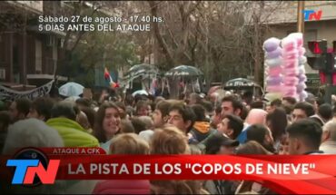 Video: ATAQUE A CFK I Videos muestran a los "copos de nieve" días antes del ataque en Juncal y Uruguay