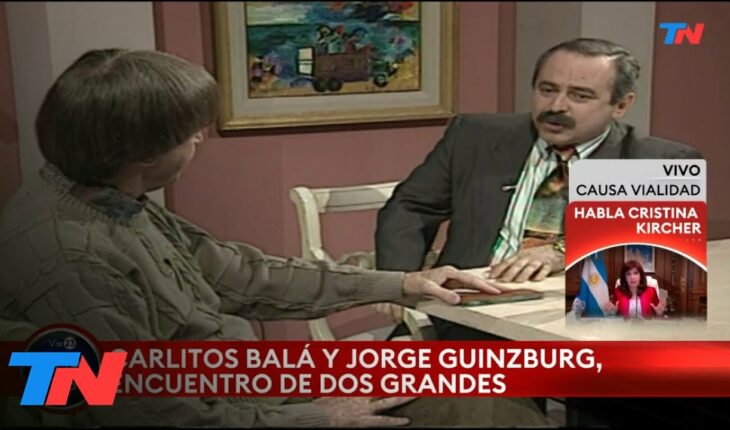 Video: Carlitos Balá y Jorge Guinzburg, una entrevista para el recuerdo