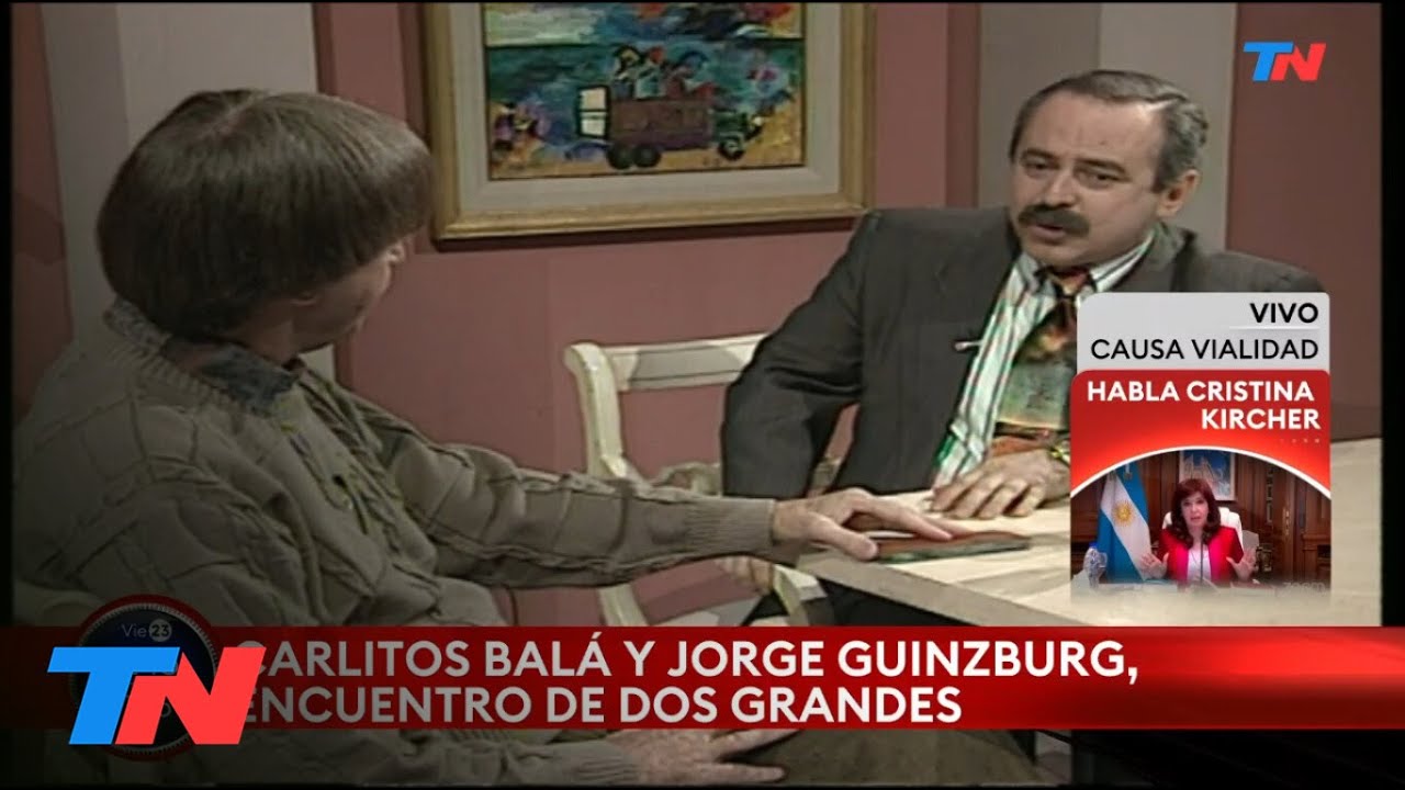 Carlitos Balá y Jorge Guinzburg, una entrevista para el recuerdo