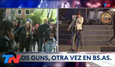 Video: Locura por los Guns N’ Roses en Argentina: miles de fanáticos acamparon noches por el show en River
