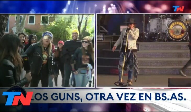 Video: Locura por los Guns N’ Roses en Argentina: miles de fanáticos acamparon noches por el show en River