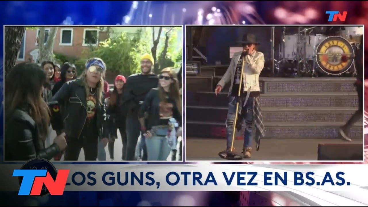 Locura por los Guns N’ Roses en Argentina: miles de fanáticos acamparon noches por el show en River