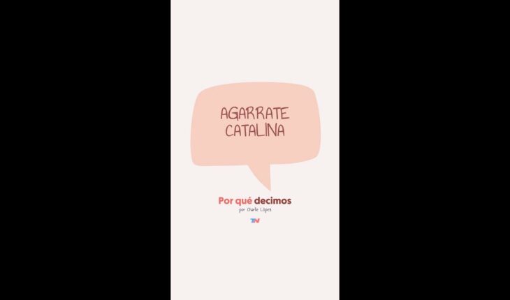 Video: Por qué decimos "Agarrate Catalina" | Charlie López te cuenta el origen de esta frase #Shorts