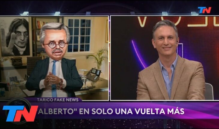 Video: TARICO FAKE NEWS: "ALBERTO FERNÁNDEZ" en Sólo una vuelta más