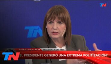 Video: "Lo que se construyó alrededor de lo que pasó es chavismo explícito": Patricia Bullrich en A2V
