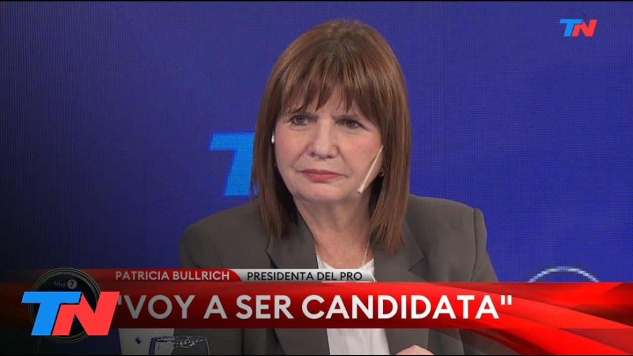 "VOY A SER PRECANDIDATA A PRESIDENTA": Patricia Bullrich en A2V