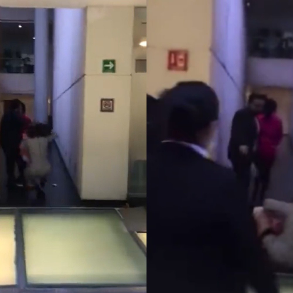 "You have had enough of me," MORENA senator assaults drunk young woman and falls: VIDEO