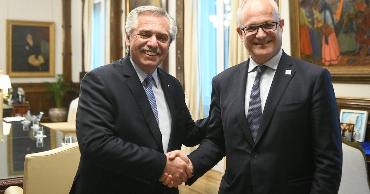 Alberto Fernández met with the mayor of Rome