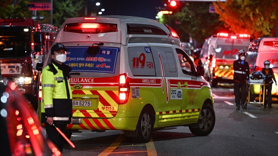 At least 120 killed, 100 injured in South Korean Halloween stampede