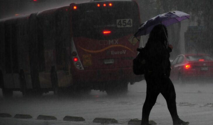 CDMX on yellow alert for heavy rains in 8 municipalities