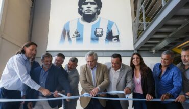 El presidente Alberto Fernández encabezó esta tarde la inauguración del D.A.M Stadium