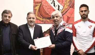 Fabián Doman assumed the presidency of Independiente