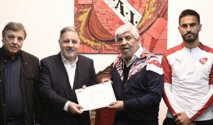Fabián Doman assumed the presidency of Independiente