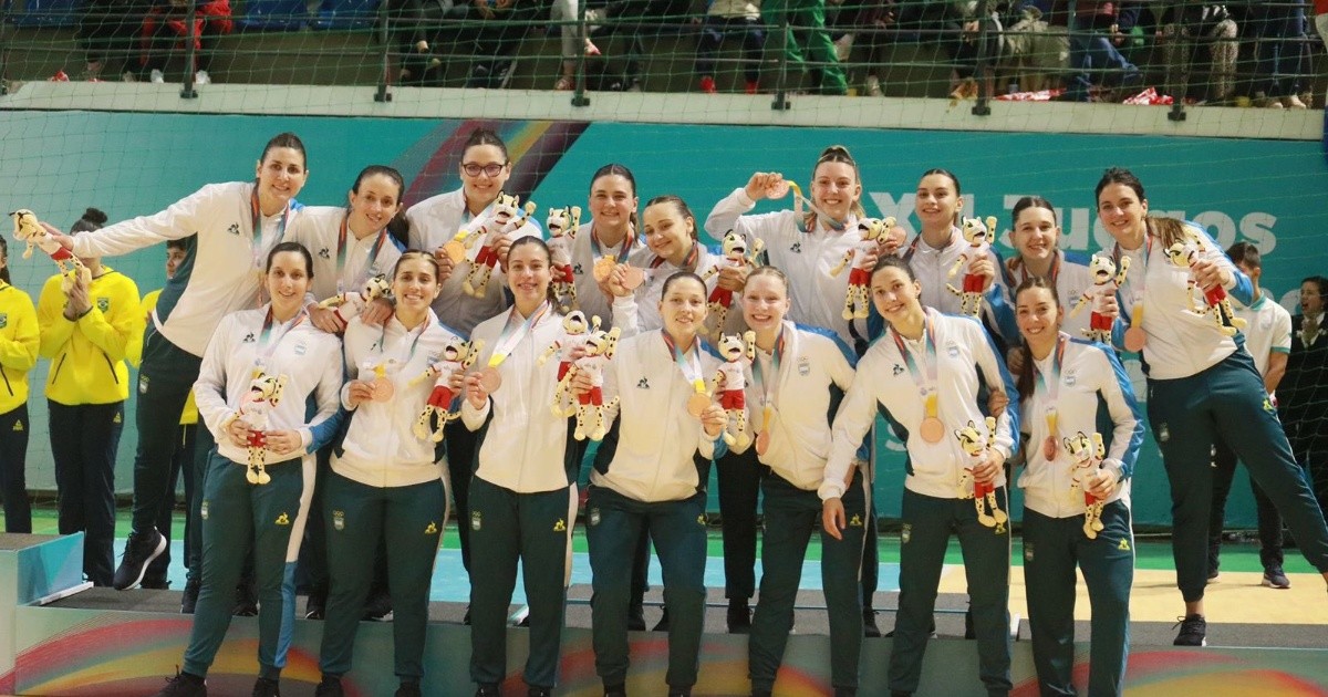 Juegos Odesur: el seleccionado argentino femenino de handball finalizó en la tercera posición