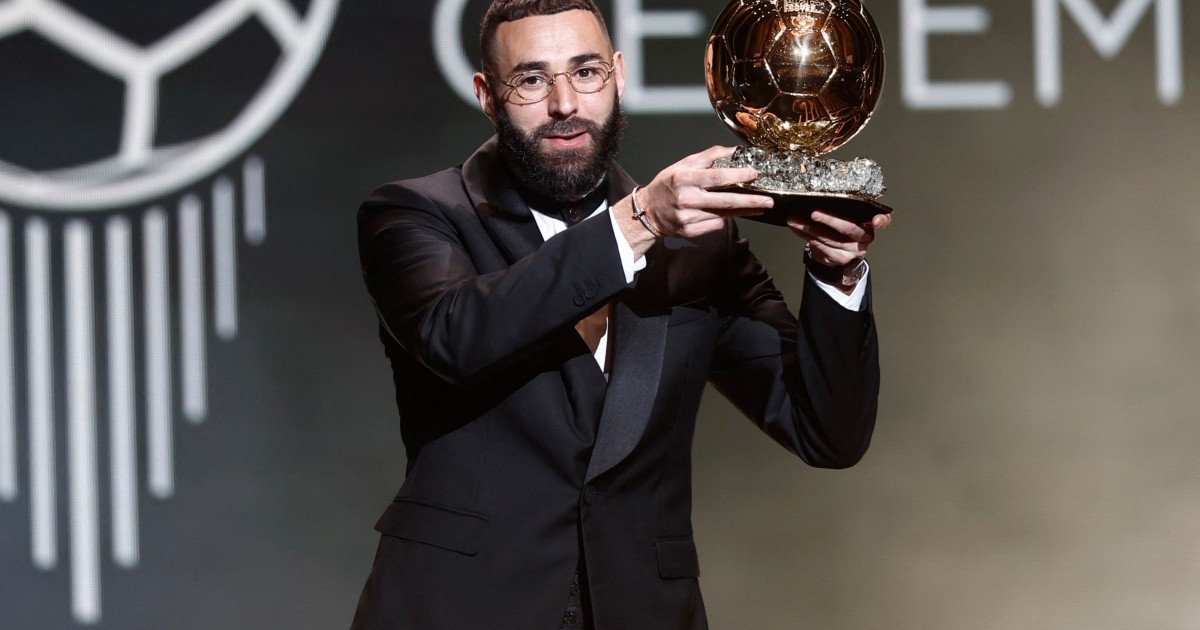 Karim Benzema won the Ballon d'Or 2022