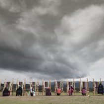 Ngüren, el telar mapuche más grande del mundo, llega a Santiago para el 12 de octubre