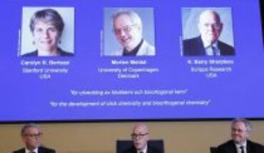 Nobel prize for “click chemistry”, a breakthrough with anti-cancer applications