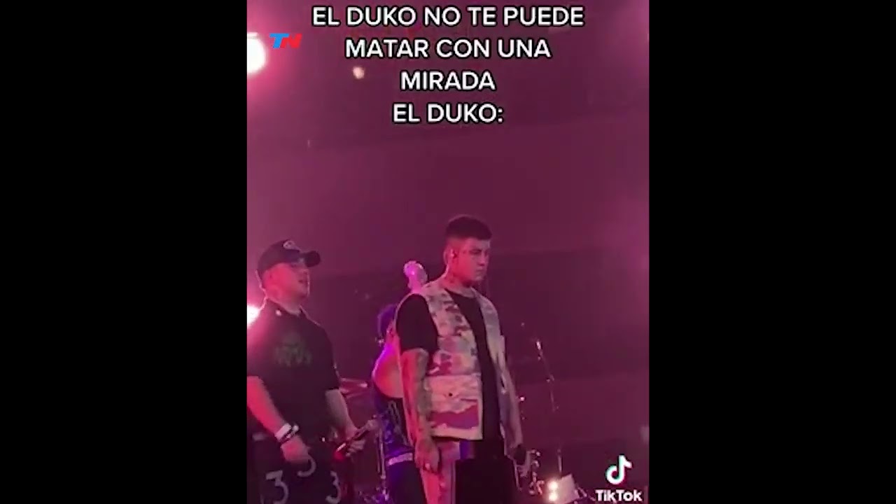 La fulminante reacción de Duki cuando lo agredieron en su show en Vélez