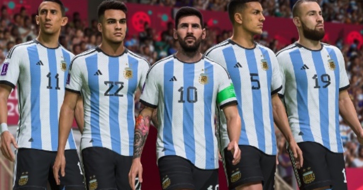En el simulador de FIFA 23, la Argentina fue campeón de Qatar 2022