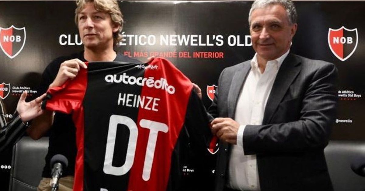 Heinze firmó contrato y es el DT de Newell's: "Hay mucho del sentir"
