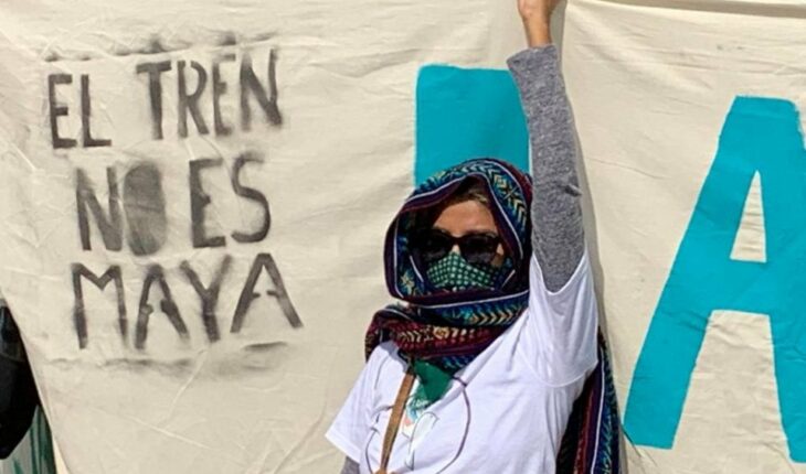 In CDMX, activists mount anti-monument against Tren Maya