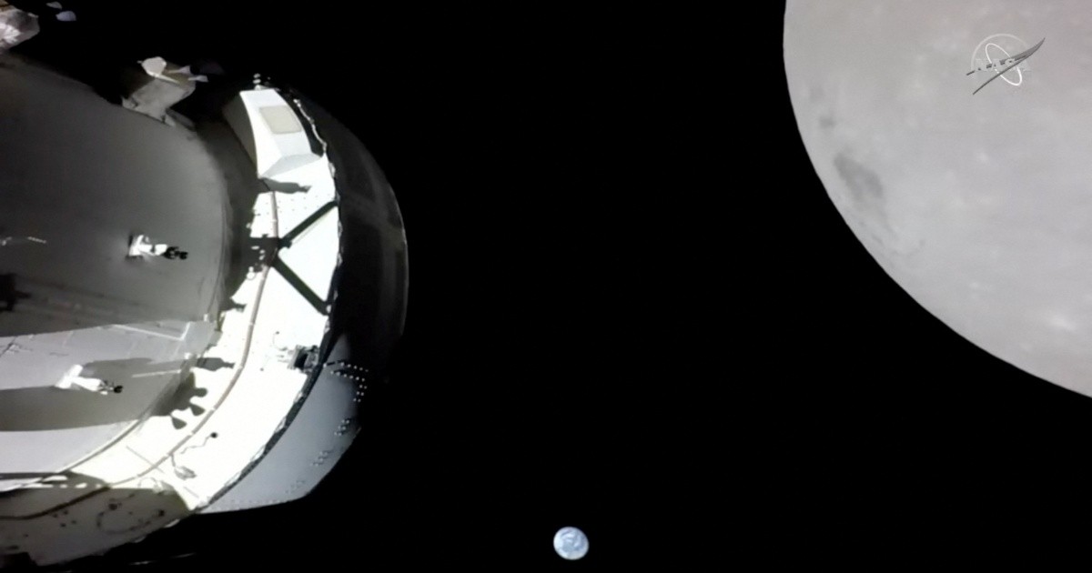 La nave Orión de la NASA llegó a la Luna