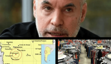 Larreta pointed out against those who “have no responsibility and start shouting from the rostrum”; Mendoza: an earthquake of 5.4 degrees was registered during the morning of Saturday; The government signed an agreement with textile producers to freeze prices for 60 days and more…