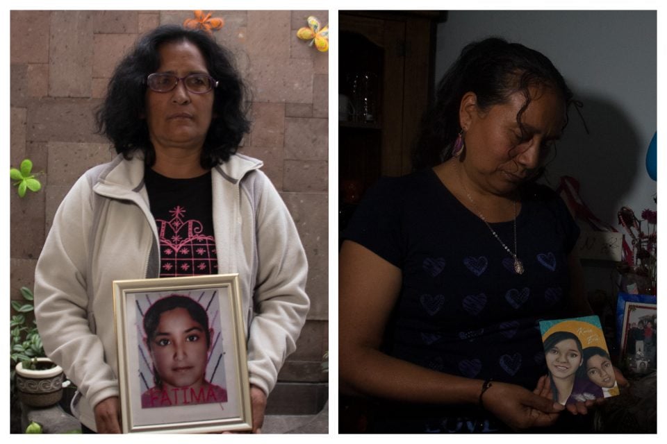 Los sueños truncados de Fátima y Karen, víctimas de feminicidios