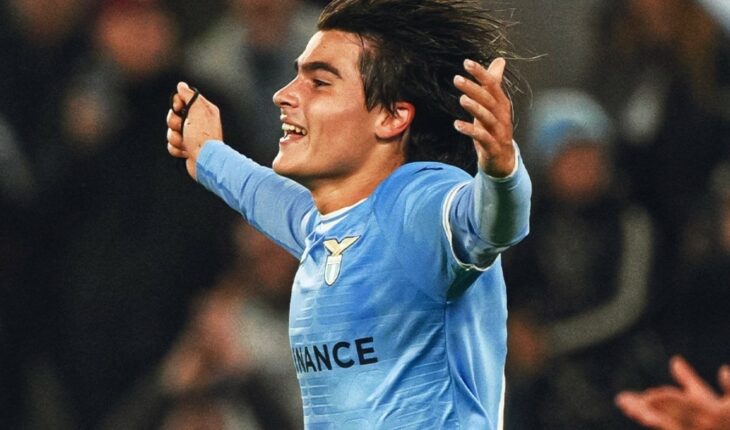 Luka Romero anotó su primer gol en la Lazio