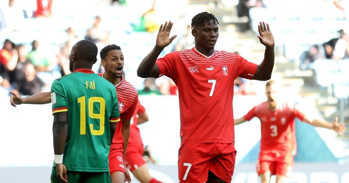 Mundial de Qatar 2022: Suiza le ganó a Camerún con un gol que Embolo, su autor, no festejó