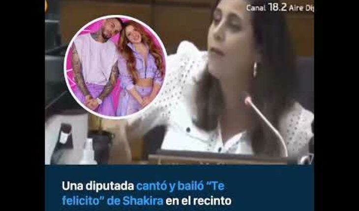 Video: La diputada paraguaya Kattya González se volvió viral por cantar y bailar la canción “Te felicito”