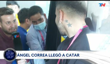 Video: MUNDIAL QATAR 2022:  Entrevista exclusiva a Ángel Correa en su llegada a Qatar