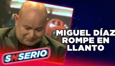 Video: Miguel Díaz no pudo contener las lágrimas | SNSerio
