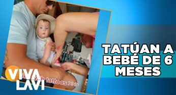 Video: Padres tatúan a su bebé de 6 meses y causan polémica | Vivalavi