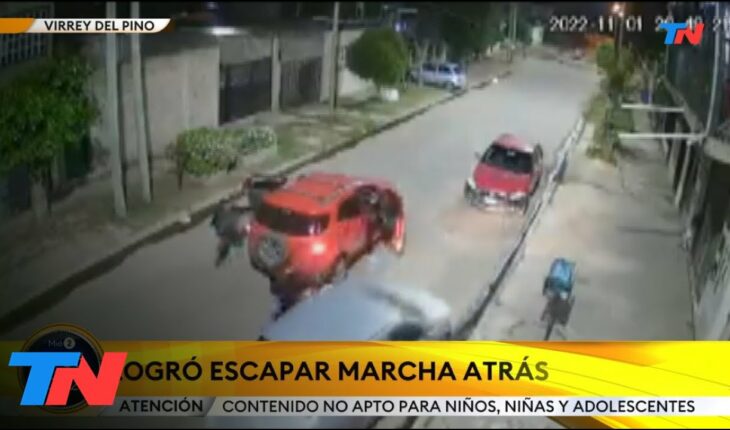 Video: VIRREY DEL PINO I Intento de “robo piraña” a una mujer para robarle el auto pero logró escapar